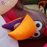 Personalized 16 Feet Height Giant Inflatable Rooster 5m Cock With Beer Outdoor Chicken Decoration Toys - 6