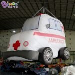 Personalized 2 2x1 6 Meters Inflatable Ambulance For Children Education Hanging-dec Cartoon Balloon Display Toys - 3
