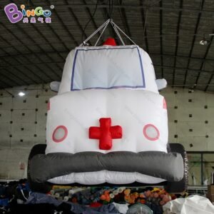 Personalized 2 2x1 6 Meters Inflatable Ambulance For Children Education Hanging-dec Cartoon Balloon Display Toys - 2