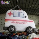 Personalized 2 2x1 6 Meters Inflatable Ambulance For Children Education Hanging-dec Cartoon Balloon Display Toys - 6