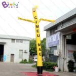Personalized 20 Feet Yellow Inflatable Sky Dancer Air Blower 6 Meters Height Balloon Toys - 3