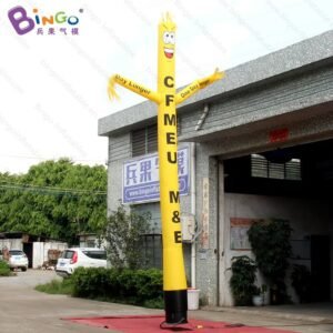 Personalized 20 Feet Yellow Inflatable Sky Dancer Air Blower 6 Meters Height Balloon Toys - 2