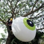 Personalized 2m Inflatable Giant Eyeball Cute Eye Big For Decoration Toys - 4