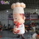Personalized 3 5m High Hanging Inflatable Chef Cartoon Character 11 5 Feet Giant Toy - 3