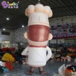 Personalized 3 5m High Hanging Inflatable Chef Cartoon Character 11 5 Feet Giant Toy - 5