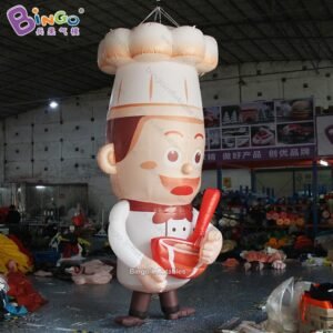 Personalized 3 5m High Hanging Inflatable Chef Cartoon Character 11 5 Feet Giant Toy - 2