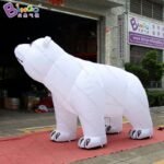Personalized 3x2 3 Meters Big Inflatable Christmas Bear Polar Decoration Toys - 3