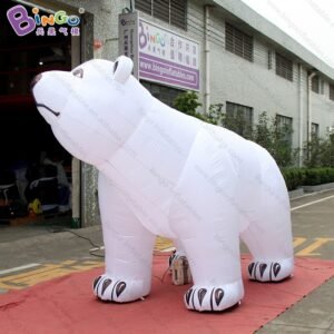 Personalized 3x2 3 Meters Big Inflatable Christmas Bear Polar Decoration Toys - 2