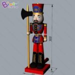Personalized 3m Height Big Inflatable Soldier Puppet Toys - 5
