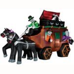 Personalized 4m Long Inflatable Horse Halloween Decorations For Toys
