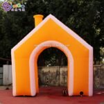 Personalized 5x5 Meters Inflatable Christmas Arch Gingerbread House Toys - 5