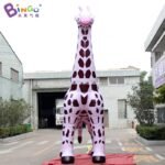 Personalized 5m Height Pvc Giant Inflatable Giraffe 16 Feet Big Toys - 3
