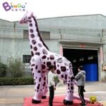 Personalized 5m Height Pvc Giant Inflatable Giraffe 16 Feet Big Toys - 5