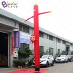 Personalized 6 Meters Red Air Dancer Inflatable Car Wash Advertising Toys - 4