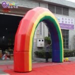 Personalized 6x4 Meters Pvc Inflatable Rainbow Arch Custom Advertising Toys - 5