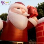 Personalized 7 5m Height Inflatable Christmas Figures Santa Claus Toys - 5