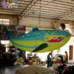 Personalized 7m Length Inflatable Sea Monster Giant Kraken Toys - 5