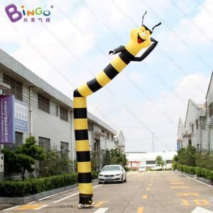 Personalized 8 Meters Bee Inflatable Air Dancer Sky Dancing Man Animal Toys - 2