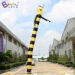 Personalized 8 Meters Bee Inflatable Air Dancer Sky Dancing Man Animal Toys - 6