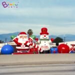 Personalized 8m Height Inflatable Snowman Sam Toys - 3