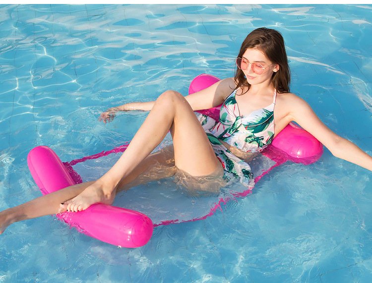 Inflatable Water Hammock For Summer Swimming Pool Floating Lounge Bed Ideal Gift For Women - 11