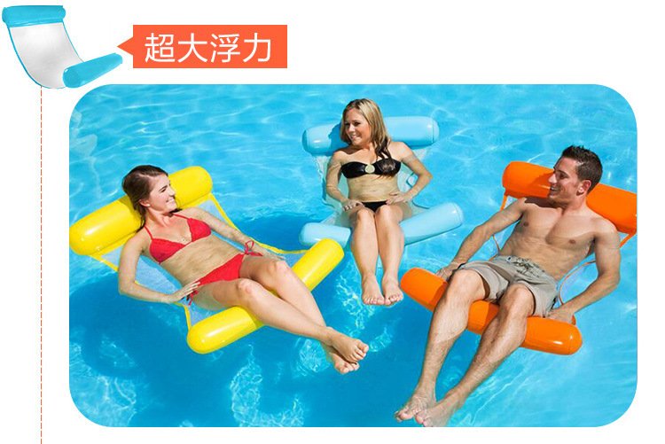 Inflatable Water Hammock For Summer Swimming Pool Floating Lounge Bed Ideal Gift For Women - 19