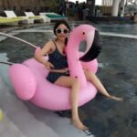 Pink Inflatable Flamingo Giant Swan Ride-on Pool Toy Float Swim Ring Holiday Beach Island Water Fun Party Toys - 2