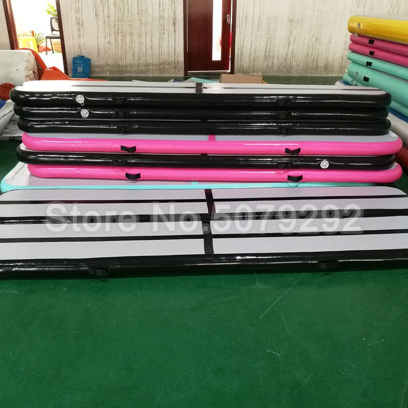 Pink Mini Size Gymnastics Inflatable Air Beam Balance Mat 300x40x20cm Folding Training Equipment - 11 Pink Mini Size Gymnastics Inflatable Air Beam Balance Mat 300x40x20cm Folding Training Equipment - 11