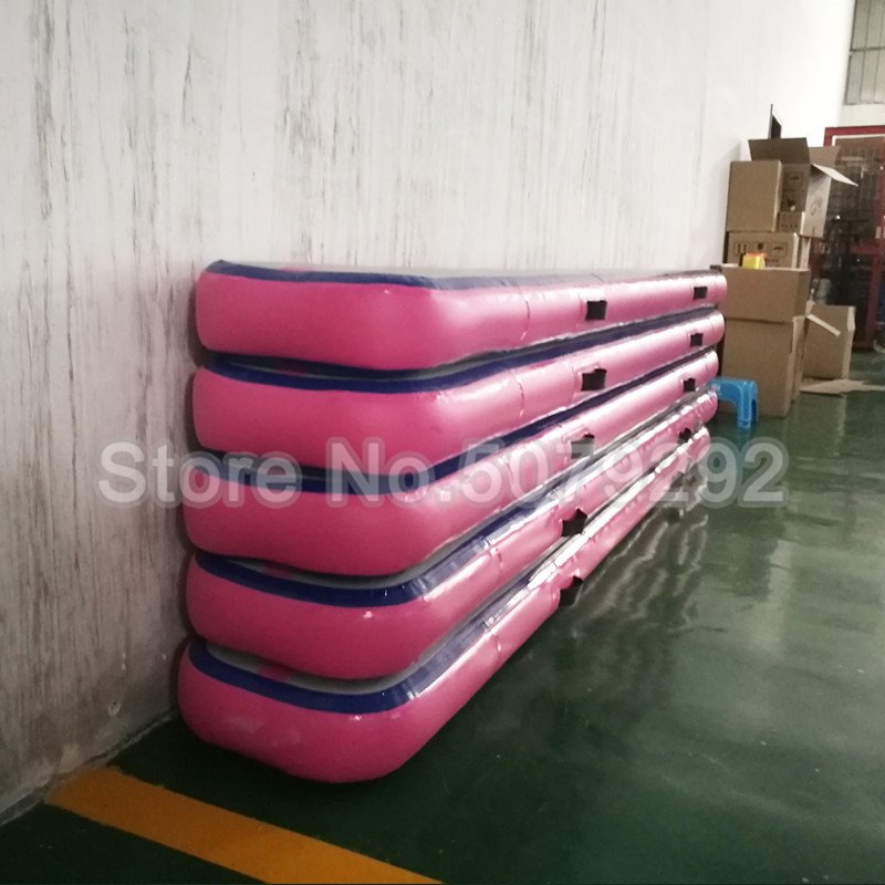 Pink Mini Size Gymnastics Inflatable Air Beam Balance Mat 300x40x20cm Folding Training Equipment - 24 Pink Mini Size Gymnastics Inflatable Air Beam Balance Mat 300x40x20cm Folding Training Equipment - 24