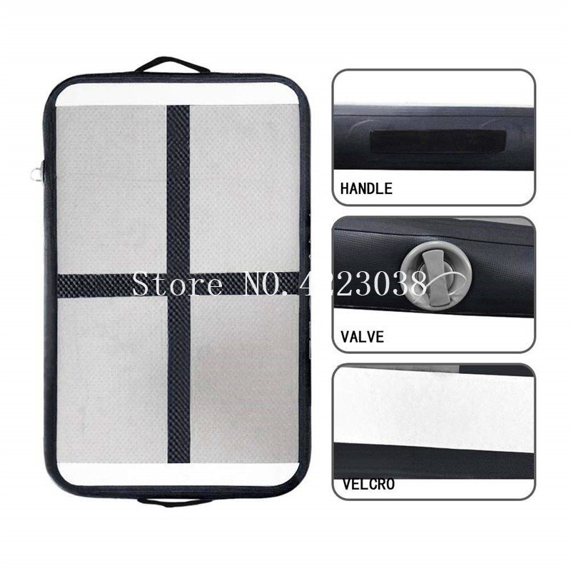 Pink Inflatable Gymnastic Air Block 10cm Thickness Perfect For Training And Fitness - 6