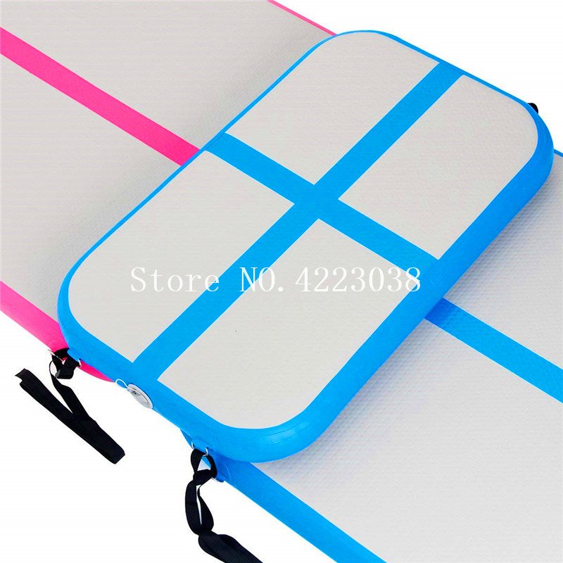 Pink Inflatable Gymnastic Air Block 10cm Thickness Perfect For Training And Fitness - 10