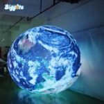 Planets Globe Balloon Giant Led Light Inflatable Earth For Events - 3