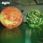 Planets Globe Balloon Giant Led Light Inflatable Earth For Events - 4