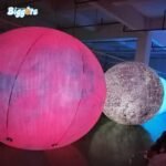 Planets Globe Balloon Giant Led Light Inflatable Earth For Events - 5
