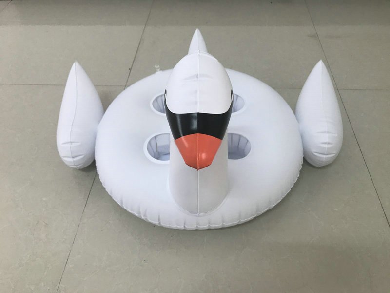 Inflatable Flamingo Pool Float With 4 Cup Holders Beverage Coaster 70x60cm Pink For Adults And Kids - 6 Inflatable Flamingo Pool Float With 4 Cup Holders Beverage Coaster 70x60cm Pink For Adults And Kids - 6