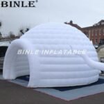 Popular White Disco Led Lighting Inflatable Igloo Dome Tent For Party Events - 2