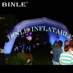 Portable Oxford Inflatable Event Shelter Tent With Led Lights Stage Cover Air Roof For Exhibition Or Concert - 2