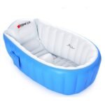 Portable Bathtub Inflatable Bath Tub Child Cushion Folding With Air Pump Gift - 2