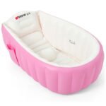Portable Bathtub Inflatable Bath Tub Child Cushion Folding With Air Pump Gift - 3