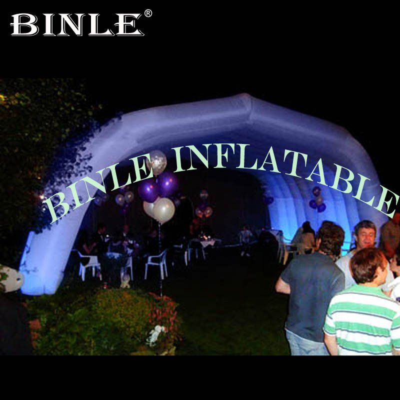 Oxford Portable Ledlit Inflatable Shelter Tent Air Roof Stage Cover For Events Exhibitions Concerts - 3