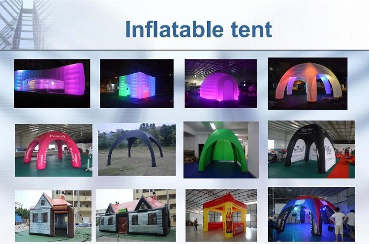 Portable Inflatable White Dome Tent With Led Colorchanging Lights For Trade Shows And Exhibitions - 9