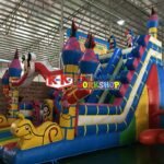 Pro Products Naughty Inflatable Jumping Trampoline Slide Castle Combo Playground Equipments - 2