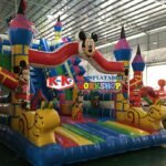 Pro Products Naughty Inflatable Jumping Trampoline Slide Castle Combo Playground Equipments - 5