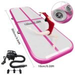 Promotion 4m Air Track Mat With One Pump Dwf Material Inflatable Airtrack For Gym Purple Color Floor Yoga - 3
