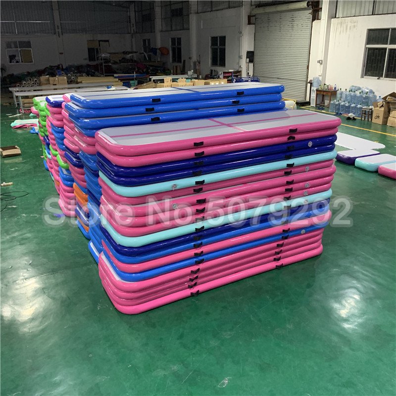 3m Air Track Gymnastics Mat Durable Dropstitch Material Home Training Floor Tumbling Mat - 4 3m Air Track Gymnastics Mat Durable Dropstitch Material Home Training Floor Tumbling Mat - 4