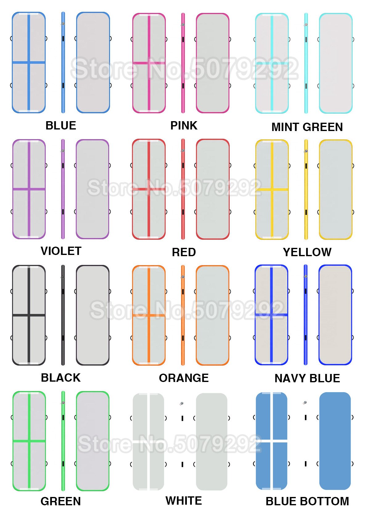 3m Air Track Gymnastics Mat Durable Dropstitch Material Home Training Floor Tumbling Mat - 7 3m Air Track Gymnastics Mat Durable Dropstitch Material Home Training Floor Tumbling Mat - 7