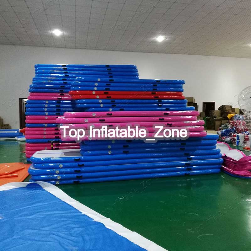3m Inflatable Air Track Tumbling Mat With Pump Mini Size Bounce Pad For Gymnastics Training And Fitness Promotion - 3