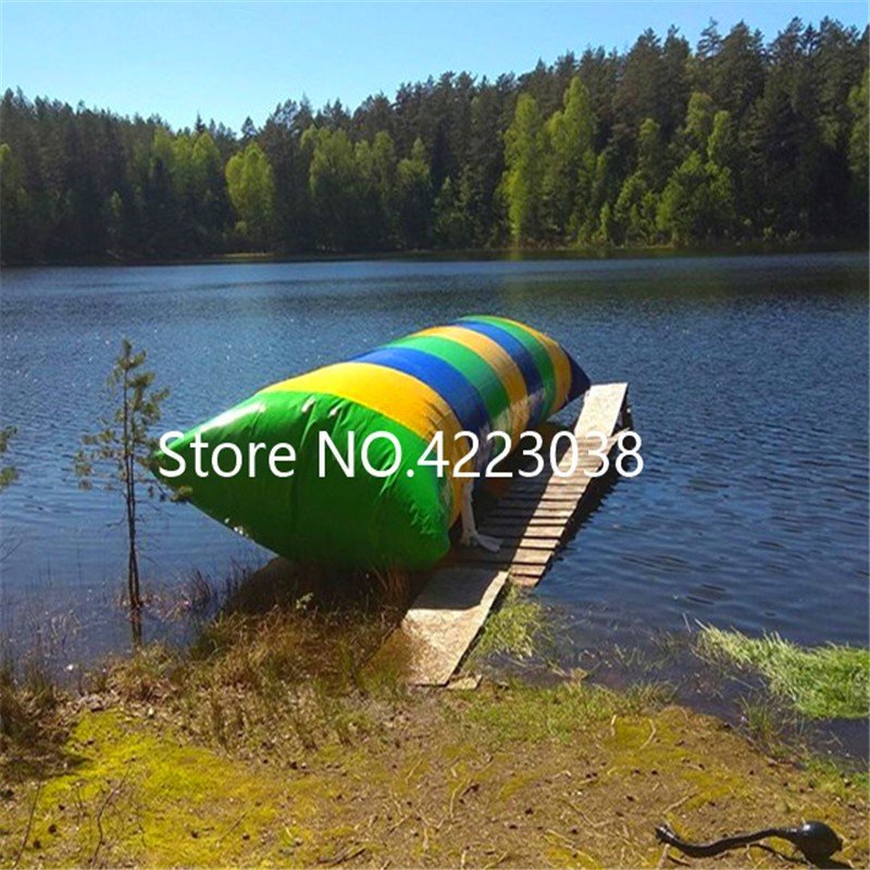 Quality 12x2m 09mm Pvc Tarpaulin Inflatable Water Jumping Blob Catapult Pillow For Water Sports Fun - 6 Quality 12x2m 09mm Pvc Tarpaulin Inflatable Water Jumping Blob Catapult Pillow For Water Sports Fun - 6