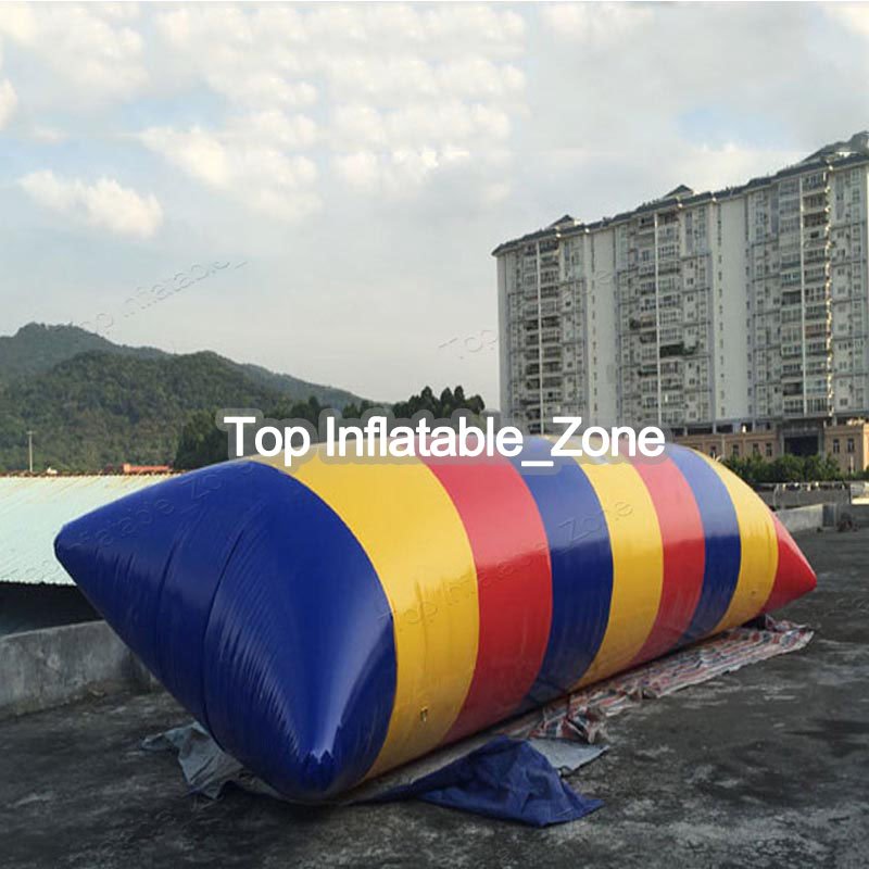 Inflatable Water Blob Jumping Pillow 5x2m Outdoor Water Trampoline Fun Splash Play Bag For Kids Adults - 4