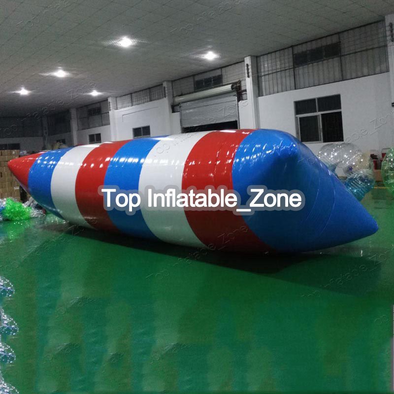 Inflatable Water Blob Jumping Pillow 5x2m Outdoor Water Trampoline Fun Splash Play Bag For Kids Adults - 5